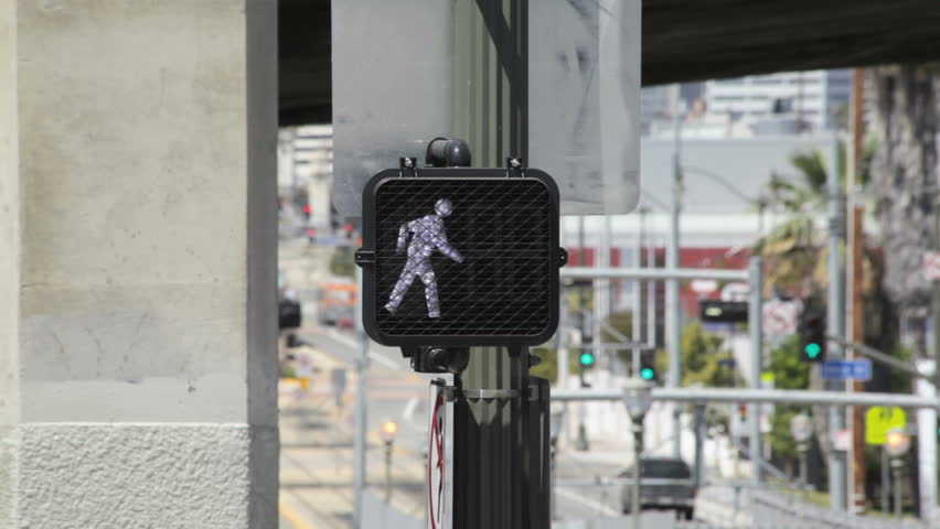 pedestrian crosswalk sign changes