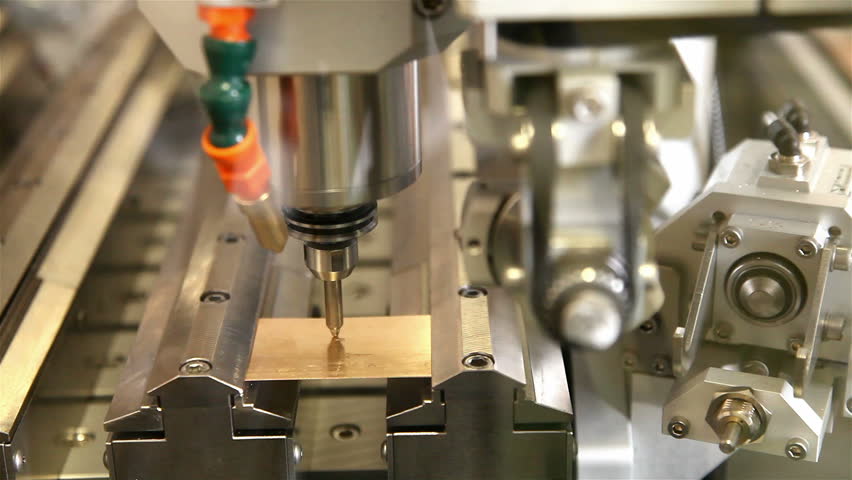 robot, cutting cross of gold plate