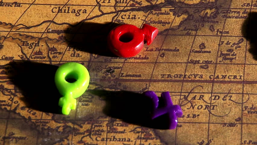 Astrology cartography, planets, old map
