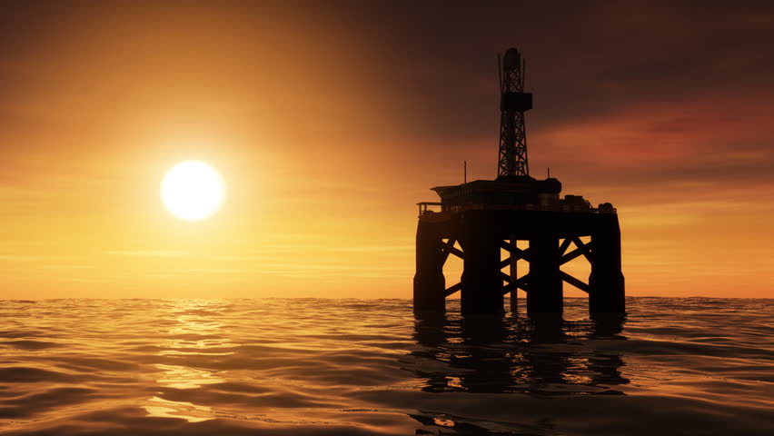 Offshore Oil Rig Drilling Platform