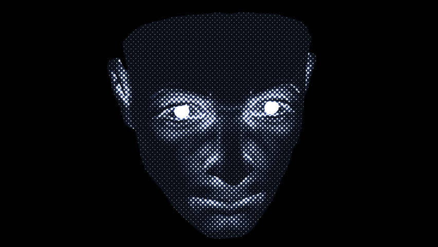 Spirit Man Face Strange