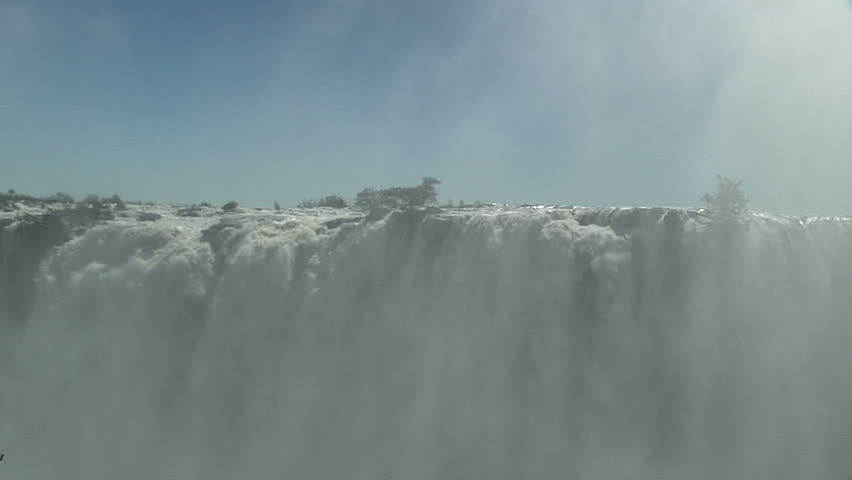 Mist and Top of Victoria Falls, Africa
