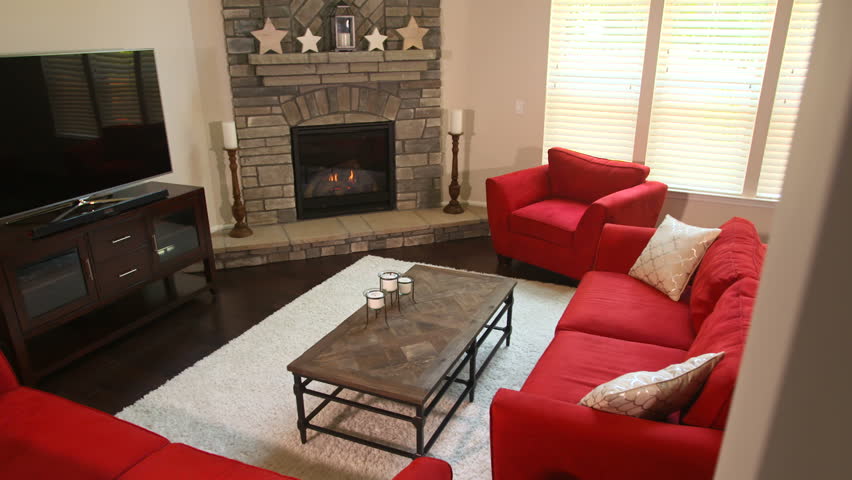 Furnished Living Rooms Room Ideas Modern Living Room Overhead Pan Reveal Moving Left To A