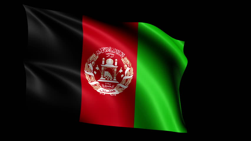 Afghanistan Waving Flag On Green Screen Stock Footage Video 2406950