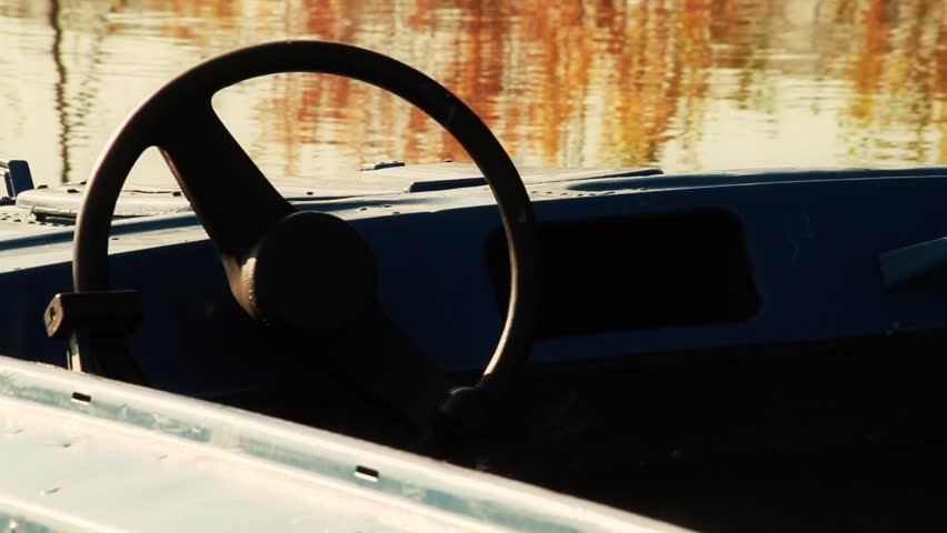 Boat's steering wheel