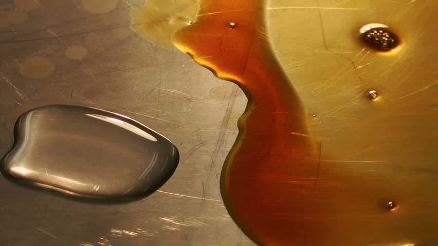  water and oil