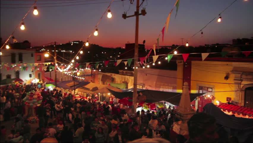 GUANAJUATO, MEXICO - DECEMBER 12: Celebration of Guadalupe Virgin in Guanajuato, Mexico on December 12, 2011.