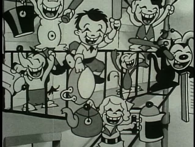 Children playing music on pots and pans