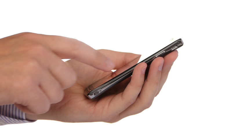 HD - Businessman with smartphone