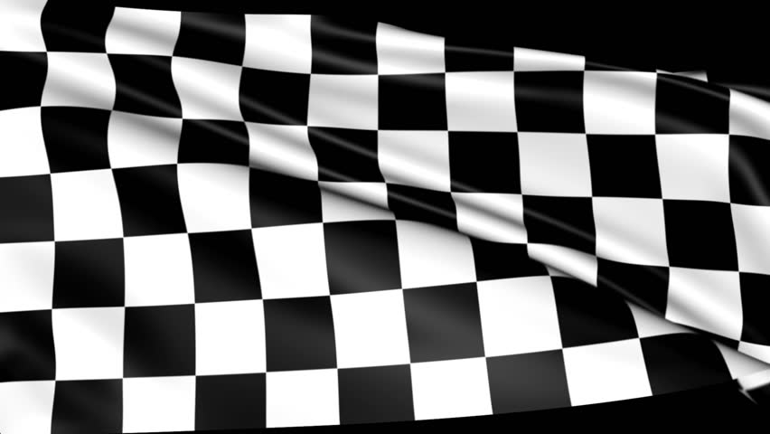 Start finish flag waving in the wind - background animation for home videos, vacation movies, business presentation and DVD or Blue-ray disc menues