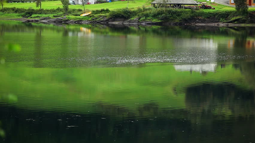 Norway rural panorama.