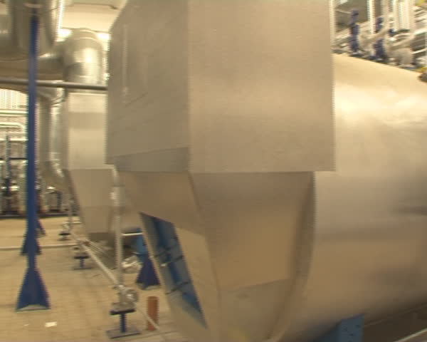 Biogas factory equipment. Ecological fuel extraction industry. 