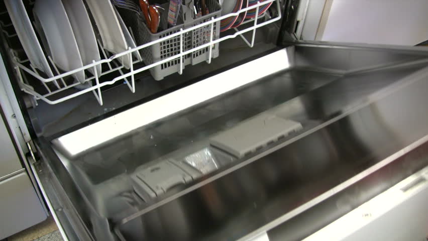 Opening the Dishwasher
