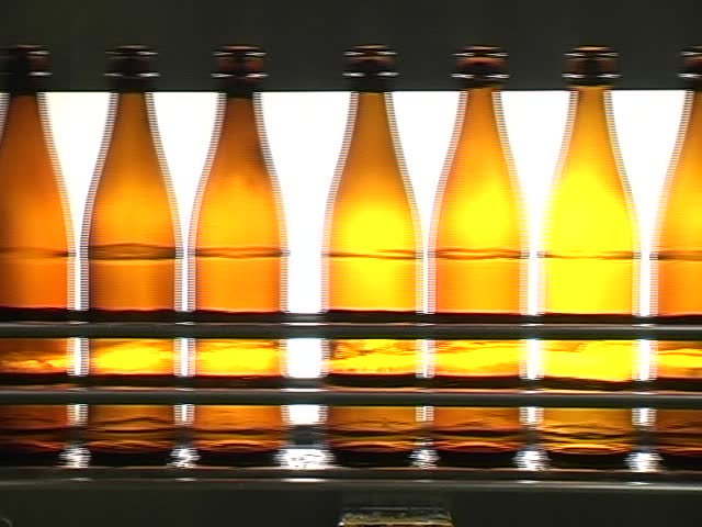 bottles in quality control