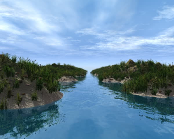 animated flyover waterway