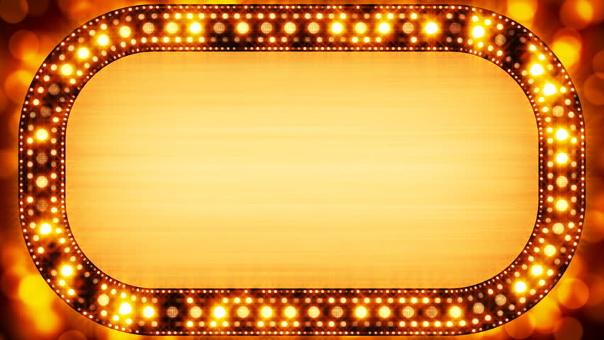 golden casino neon banner loopable
