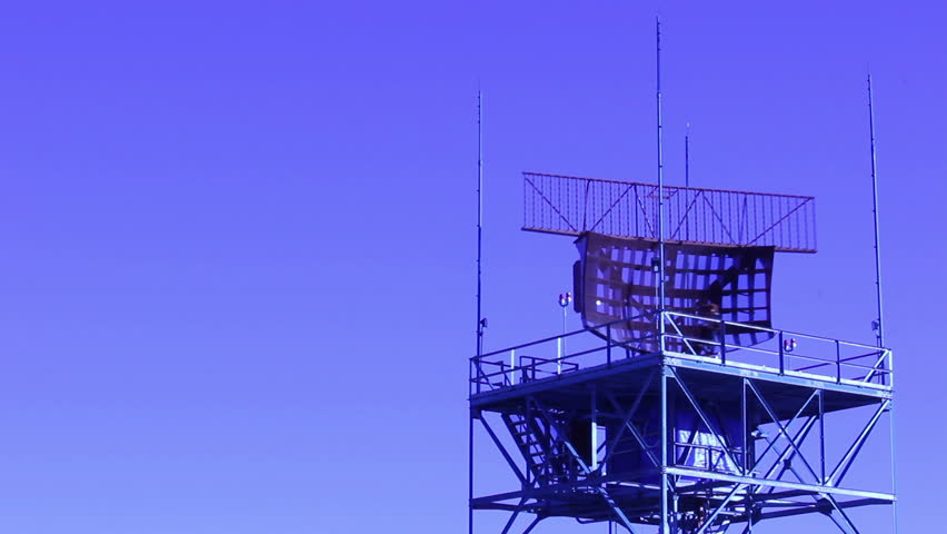rotating airport antenna