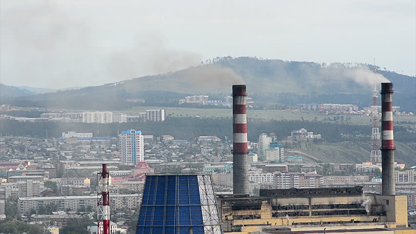 water-cooling tower, heat and power plant