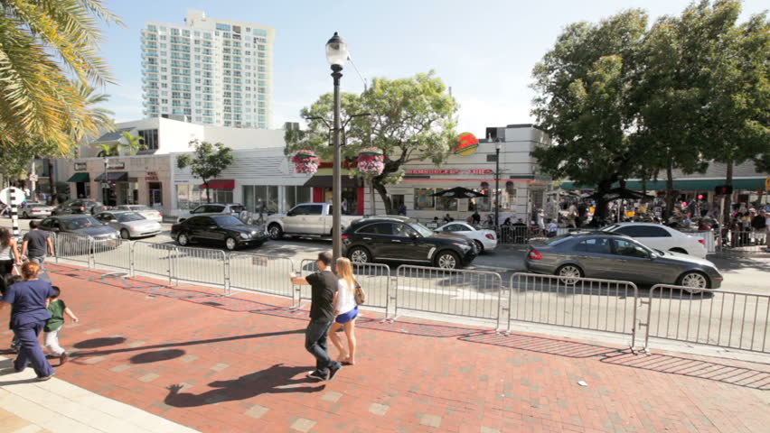 MIAMI, FL - FEBRUARY 20: Video of coconut Grove which is the oldest continuously inhabited neighborhood of Miami, Florida in Miami-Dade County, United States ,  February 20, 2012 in Miami, FL. 