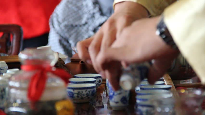 Traditional tea ceremony in China