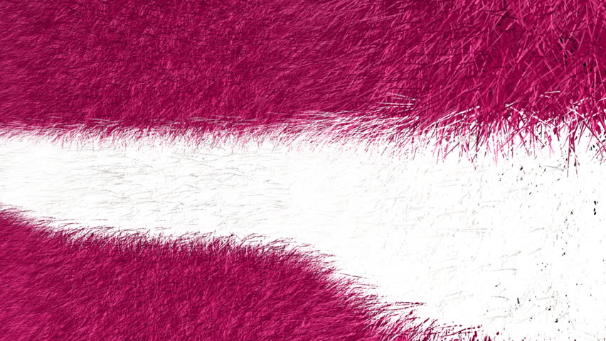 Flag of Latvia 04 - furry flag of Latvia waving in the wind.