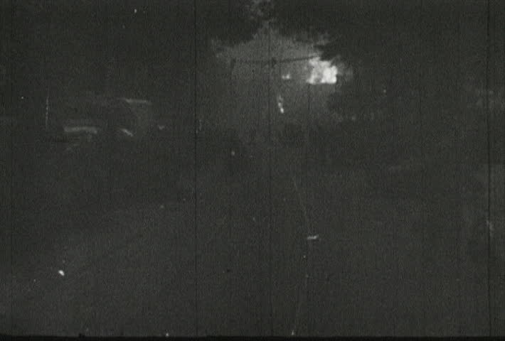 EUROPE - CIRCA 1942-1944: World War II, Burning Buildings