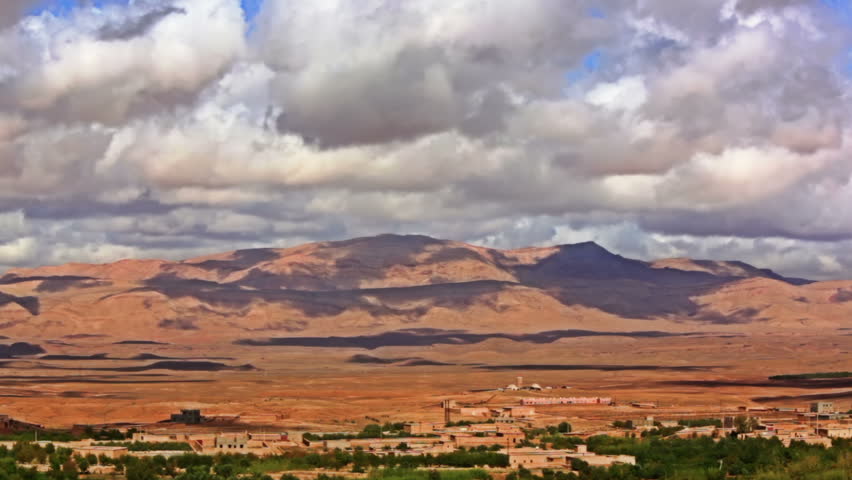 Rose valley in Morocco. High Atlas Mountains.
