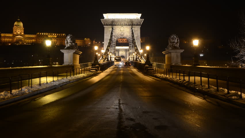 Chain Bridge, Budapest, Hungary, Europe