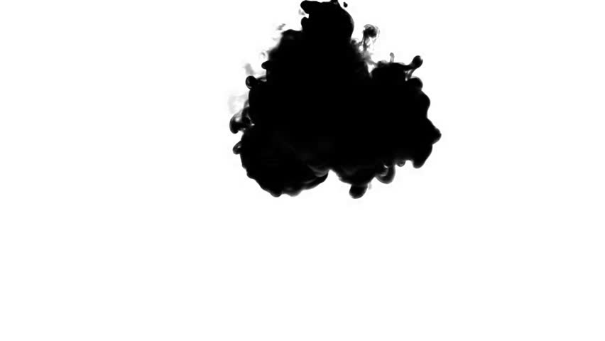Ink drop in water