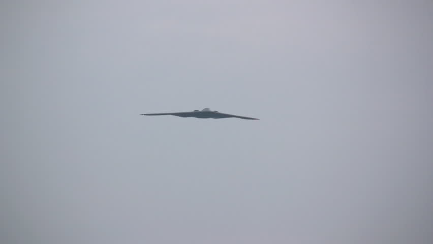 Stealth Bomber flying overhead