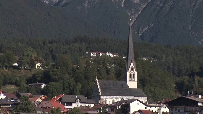 City In Mountains, Austria