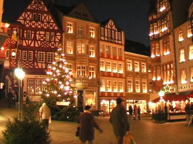 old town at christmas, Germany