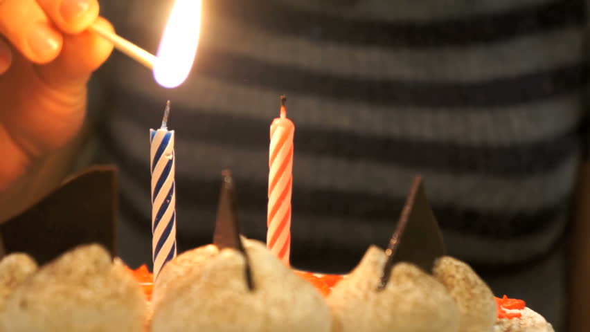 Cake Candle Blowing