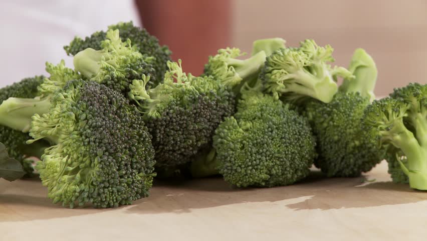 Broccoli florets and broccoli