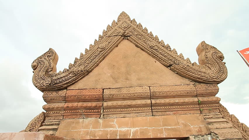 Stabilized shot :Interested in the ancient city, Thailand.