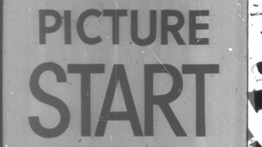 Vintage Damaged Film Leader Texture Loop