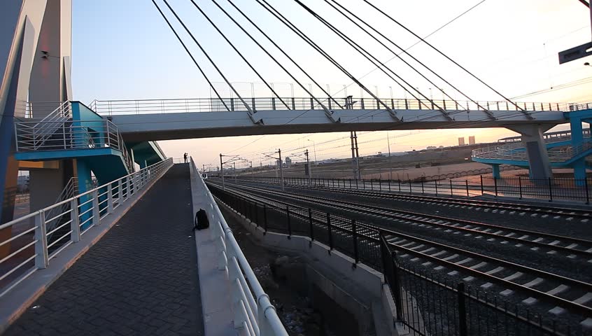 KONYA - MARCH 7: High speed train on March 7, 2012 in Konya, Turkey. TCDD is the State Railways of the Republic of Turkey.