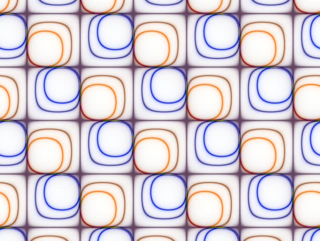 Wobbling squares - seamless loop