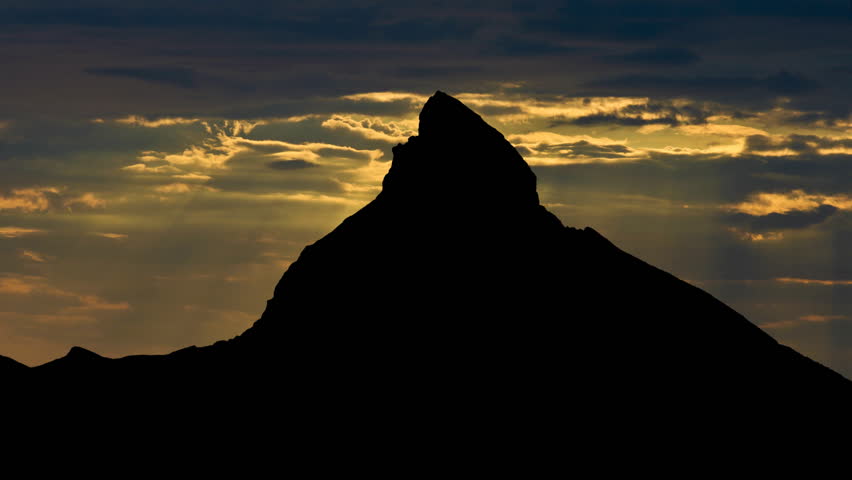 The Matterhorn, or Monte Cervino or Mont Cervin, is a mountain in the Pennine Alps on the border between Switzerland and Italy. It is an iconic emblem of the Swiss Alps and the Alps in general. 

