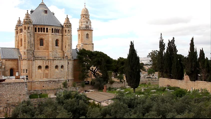 Dormition Abbey at Mount Zion. Jerusalem. Israel