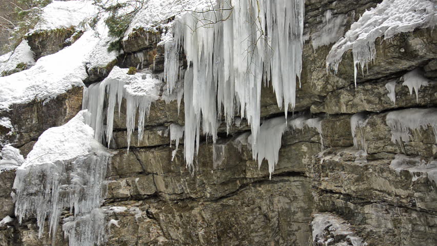 glacier in the winter