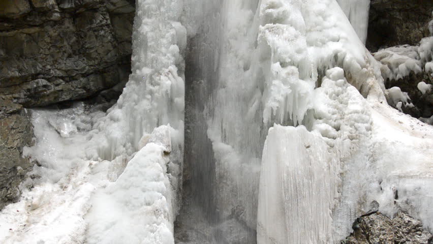 glacier in the winter