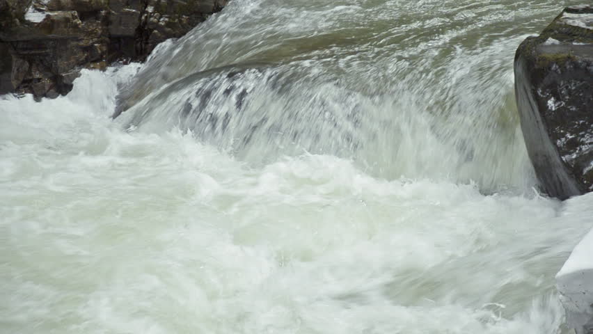 river in the alps
