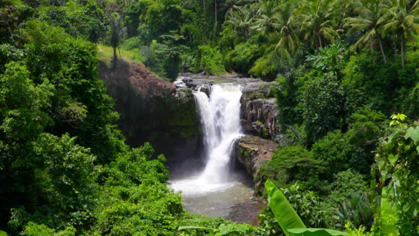 Tegenungan Waterfall is a beautiful waterfall located in plateau area and it is one of places of interest of Bali 