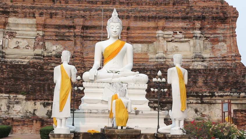 Buddha statue centre of thailand