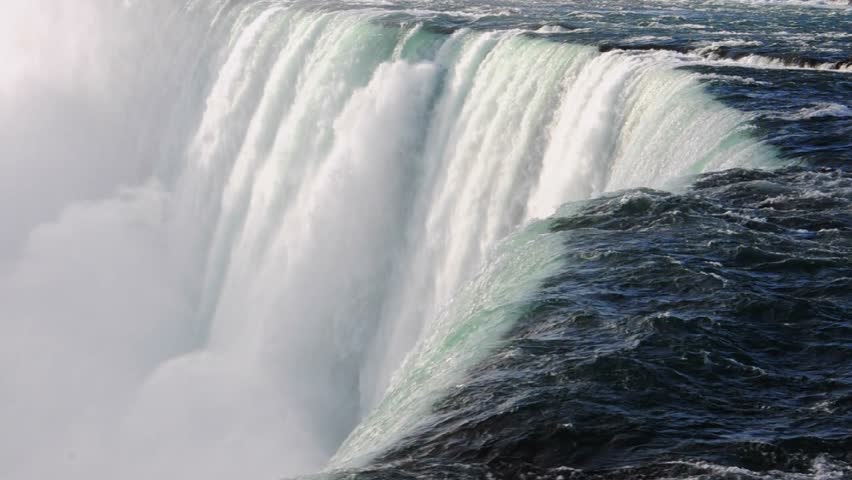 Niagara Falls edge with sound
