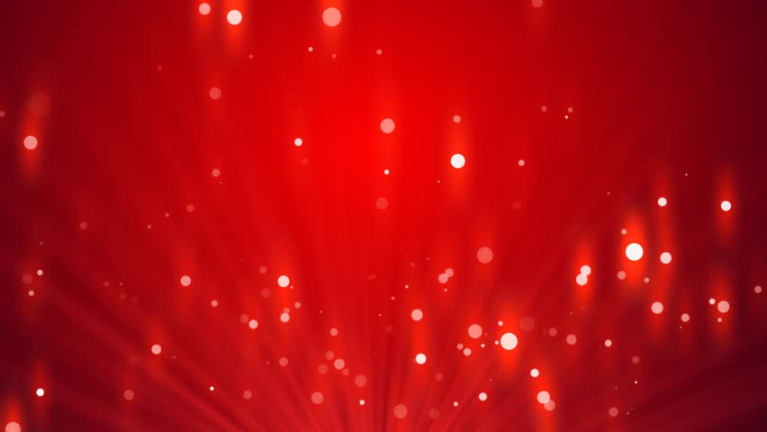 Yellow And Red Streams Of Light With Shining Stars Against