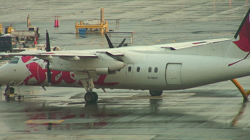 Airplane on tarmac.