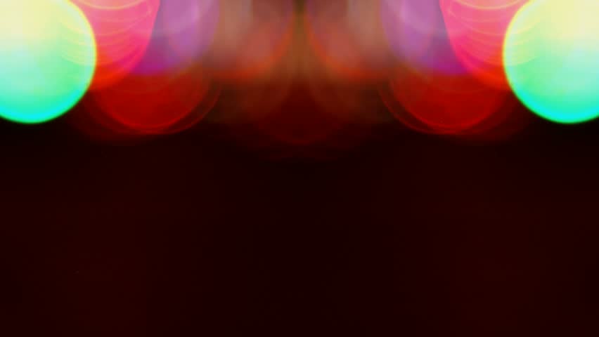 Timelapse out of focus, orbs.
