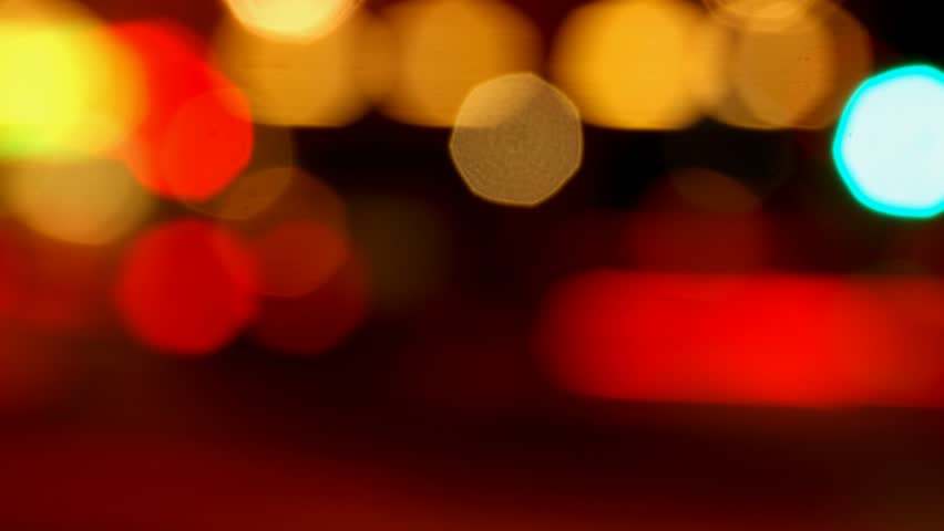 Timelapse out of focus, orbs.